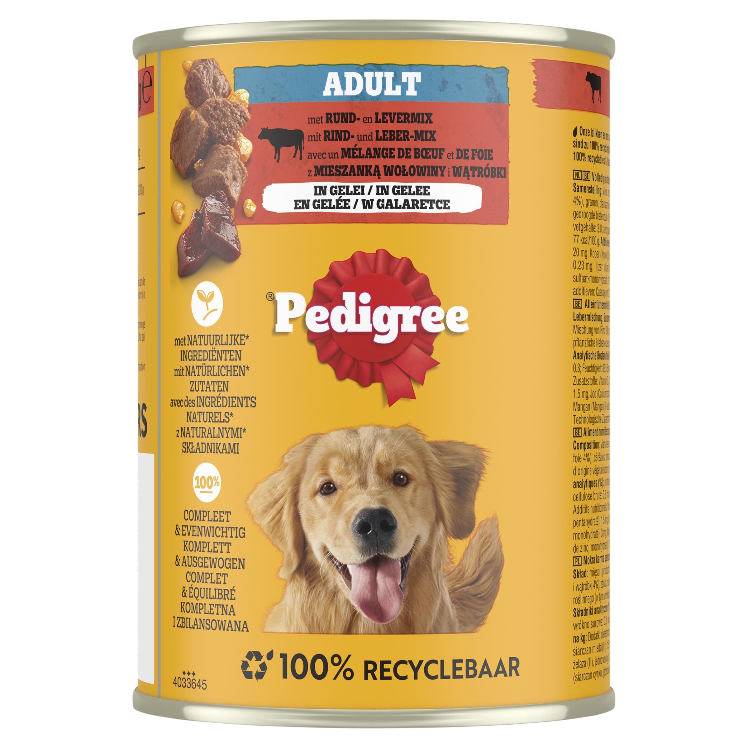 PEDIGREE® Adult met Rund in Gelei 400 g
